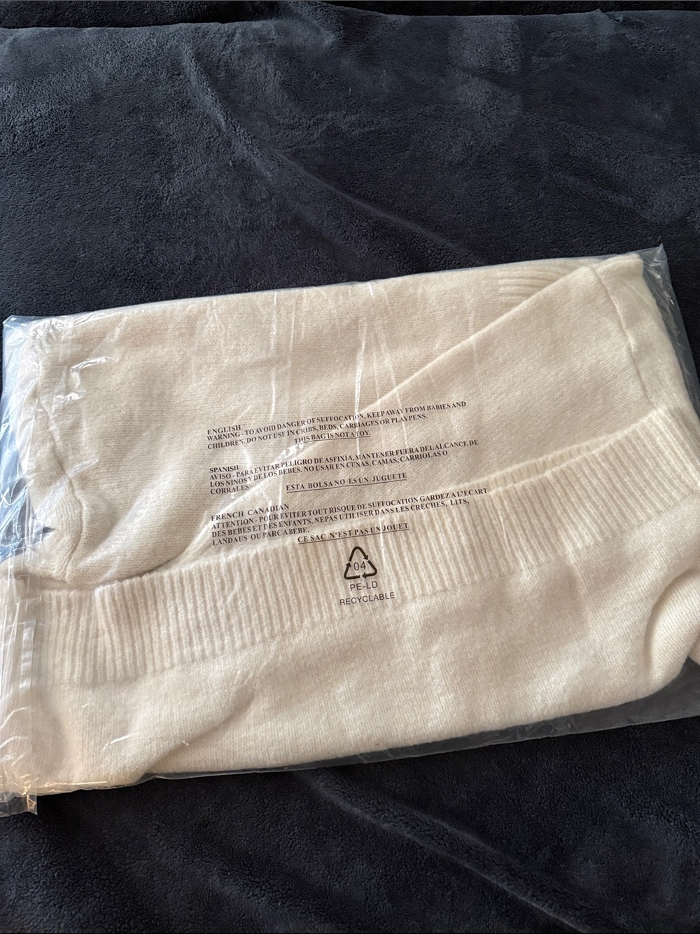 NWT BAILEY ROSE Dog Sweater, Cream, size M - Picture 6 of 6